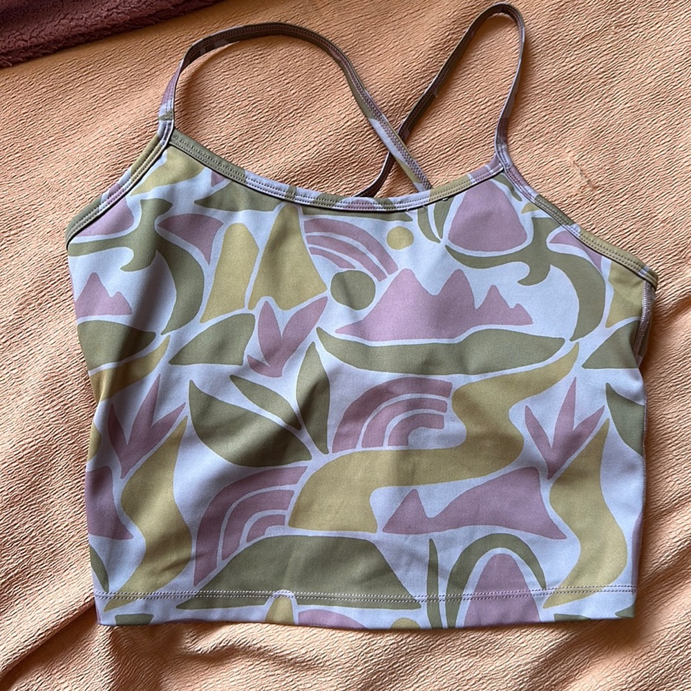 Parks Project Recycled Cropped Tank Inspired by Angel’s Landing in Zion NP